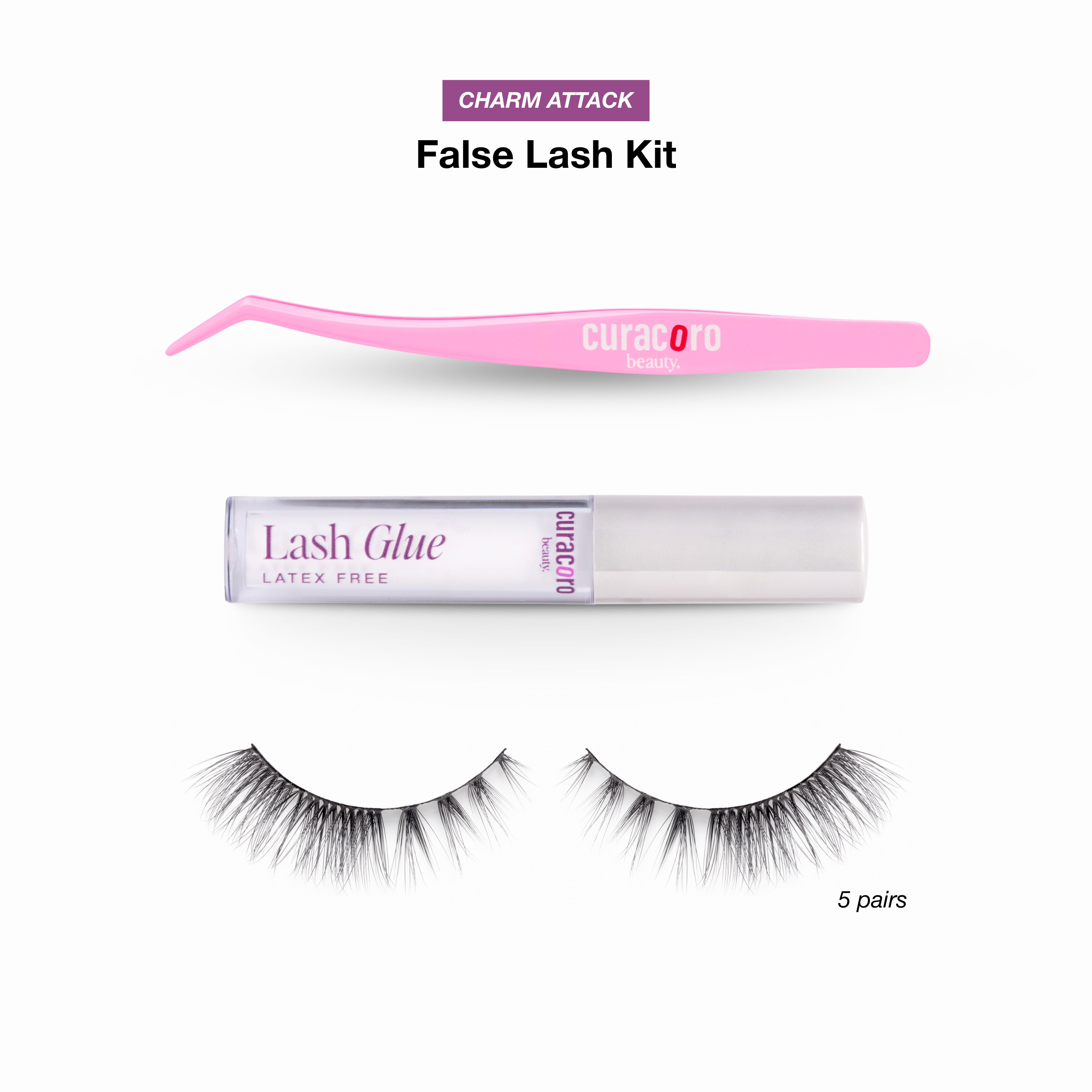 Kit de faux cils micro-bande ultra-légère – Charm Attack