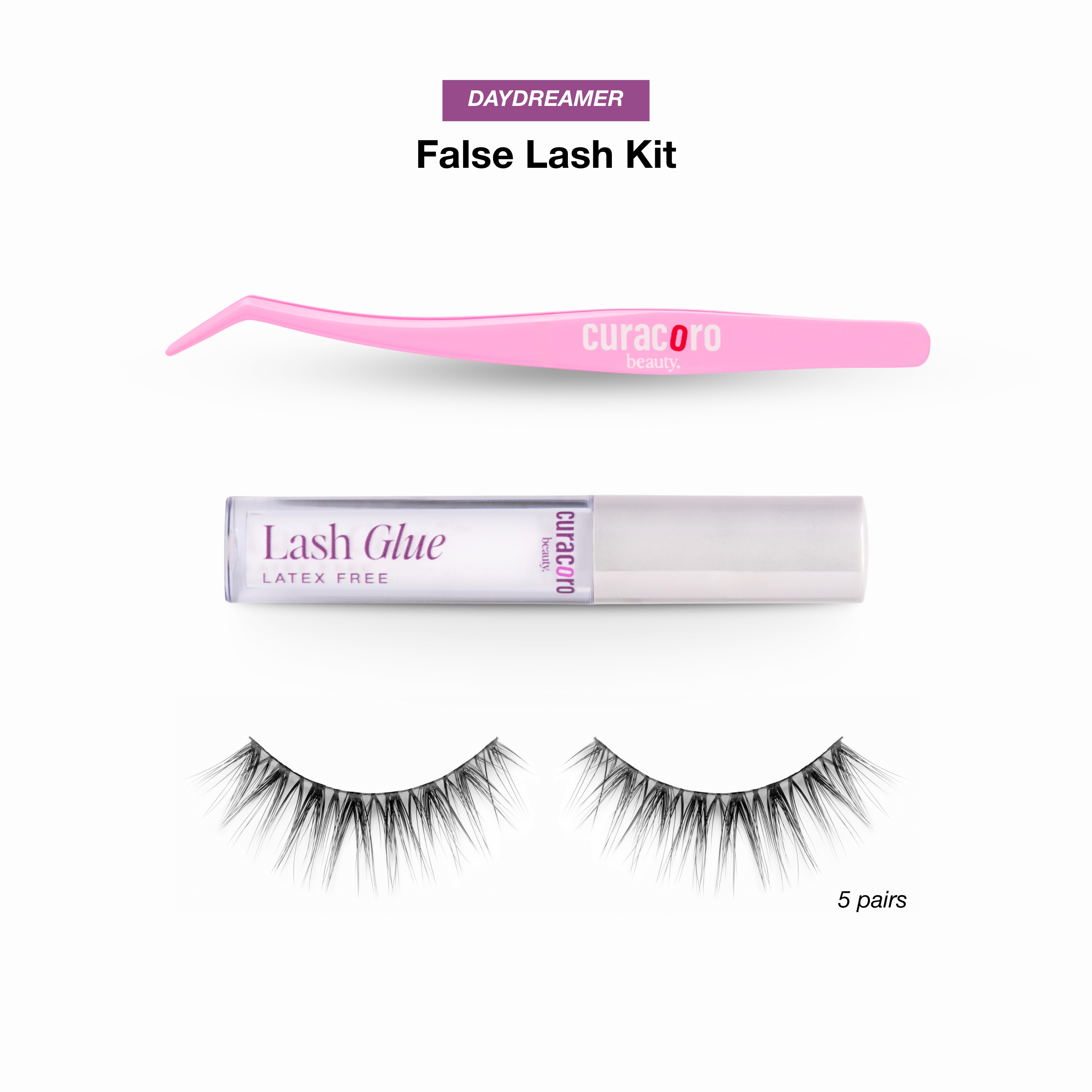 Kit de faux cils micro-bande ultra-légère – Daydreamer