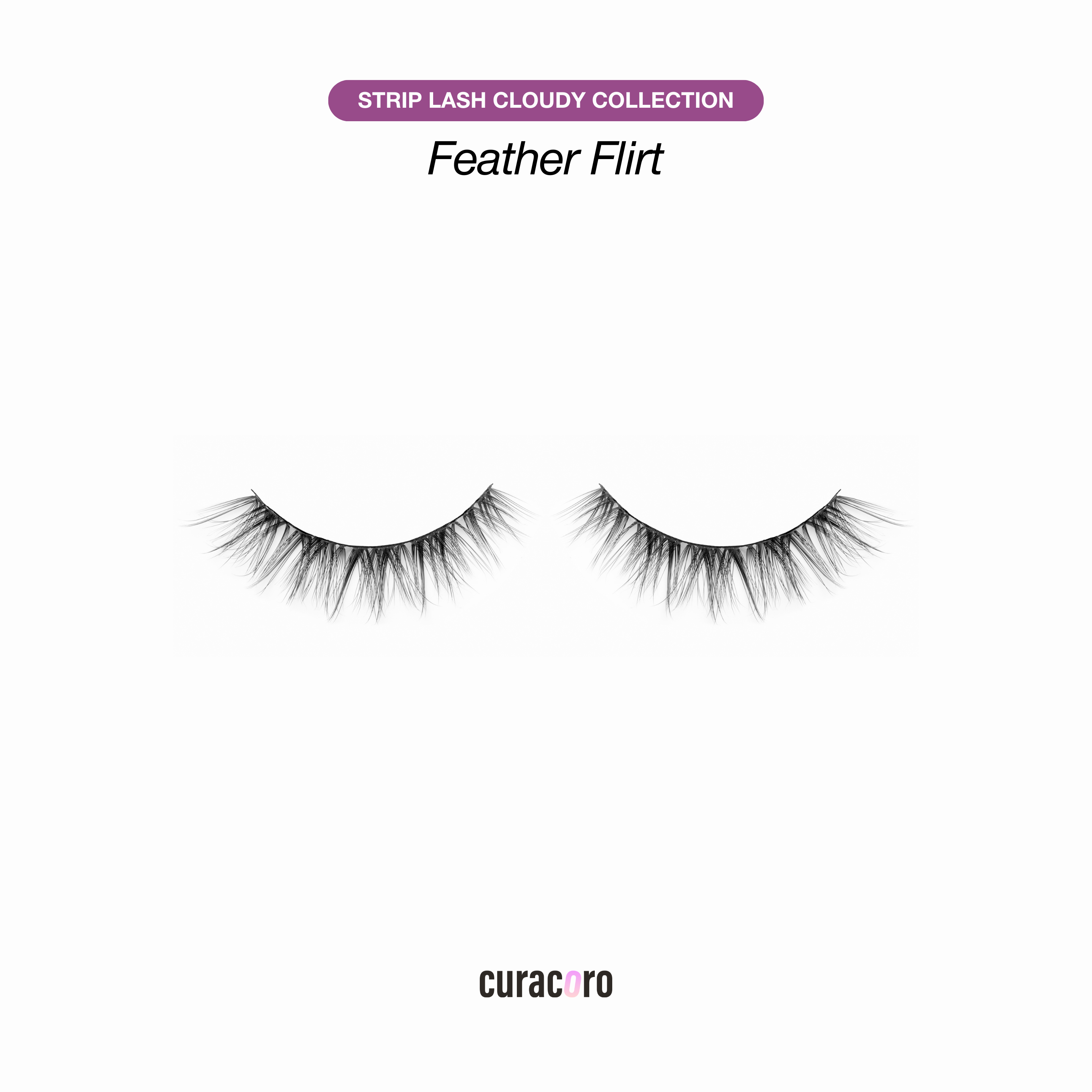 Faux cils micro-bande ultra-légers – Feather Flirt (5 paires)