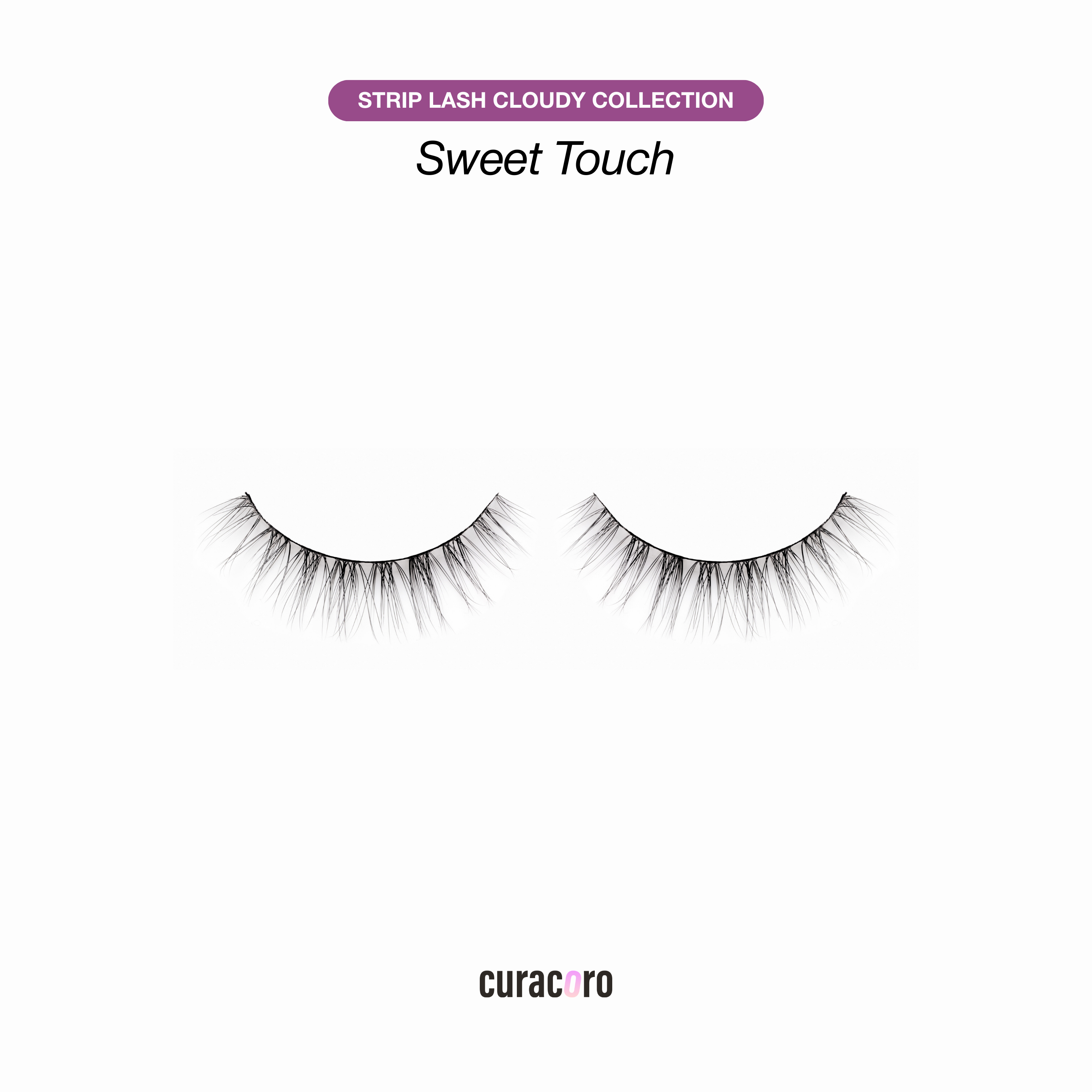 Faux cils micro-bande ultra-légers – Sweet Touch (5 paires)