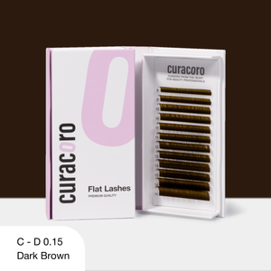Cils Plats (Ellipse) | Brun