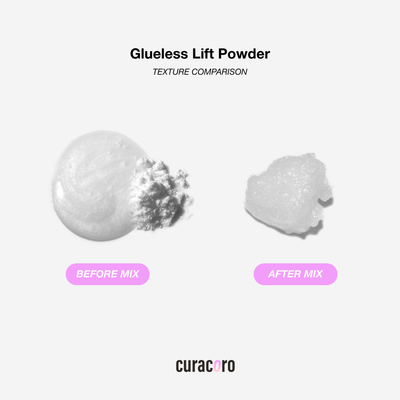 Poudre rehausse-cils sans colle (contrôle de la viscosité pour un rehaussement de cils coréen)