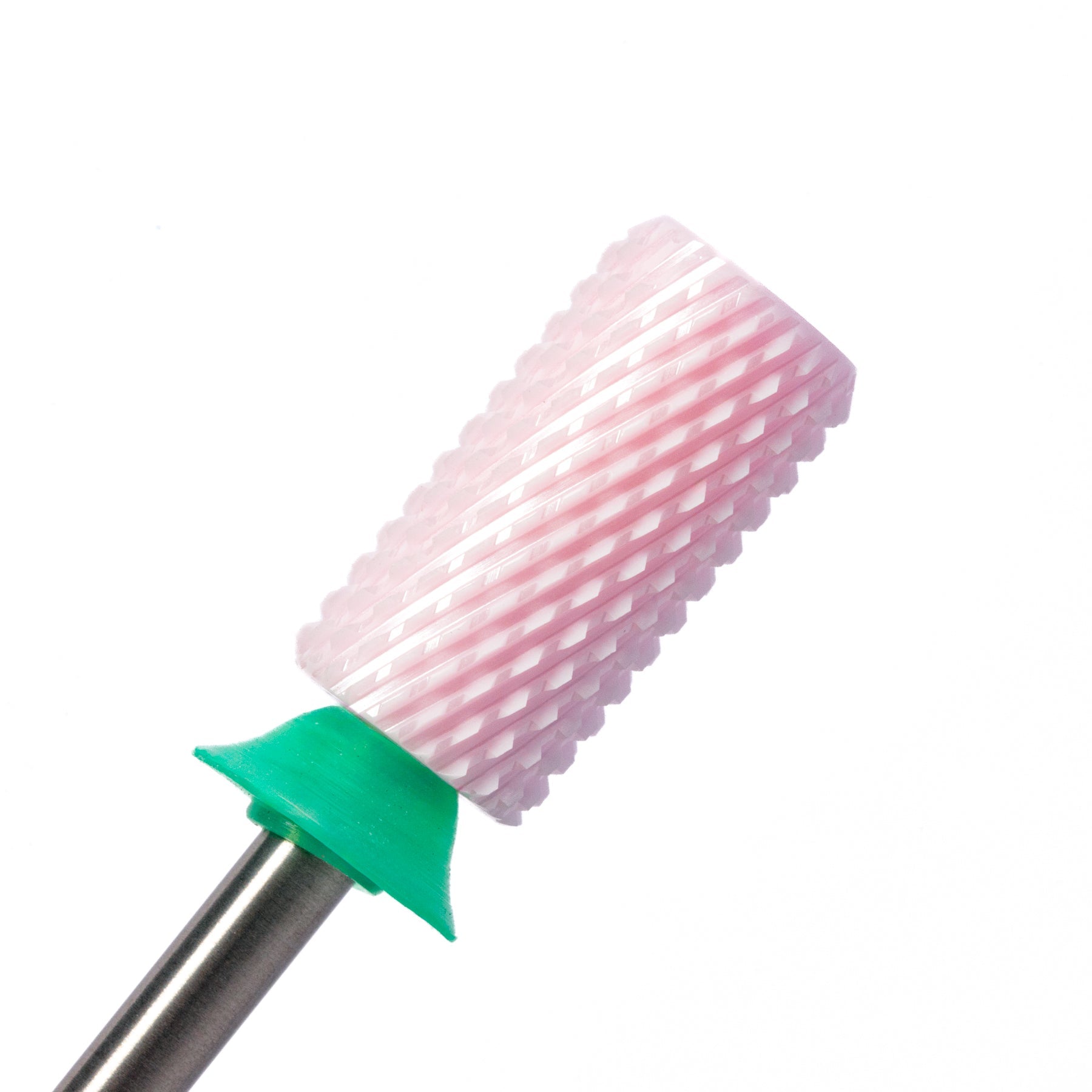 Embout de ponceuse en céramique – Grand cylindre – Chanfreiné – Grain grossier 3/32"