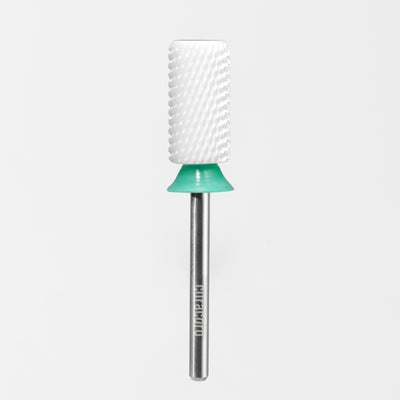Ceramic Nail Drill Bit - Large Barrel Bits - Chamfer - Coarse 3/32"