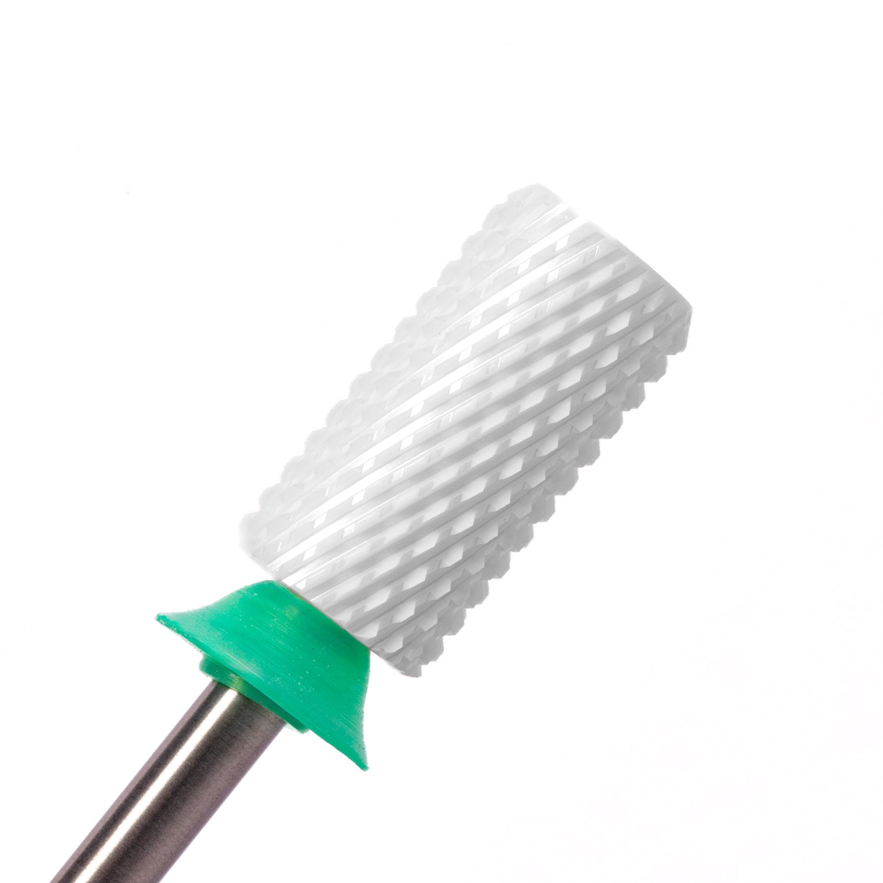 Embout de ponceuse en céramique – Grand cylindre – Chanfreiné – Grain grossier 3/32"