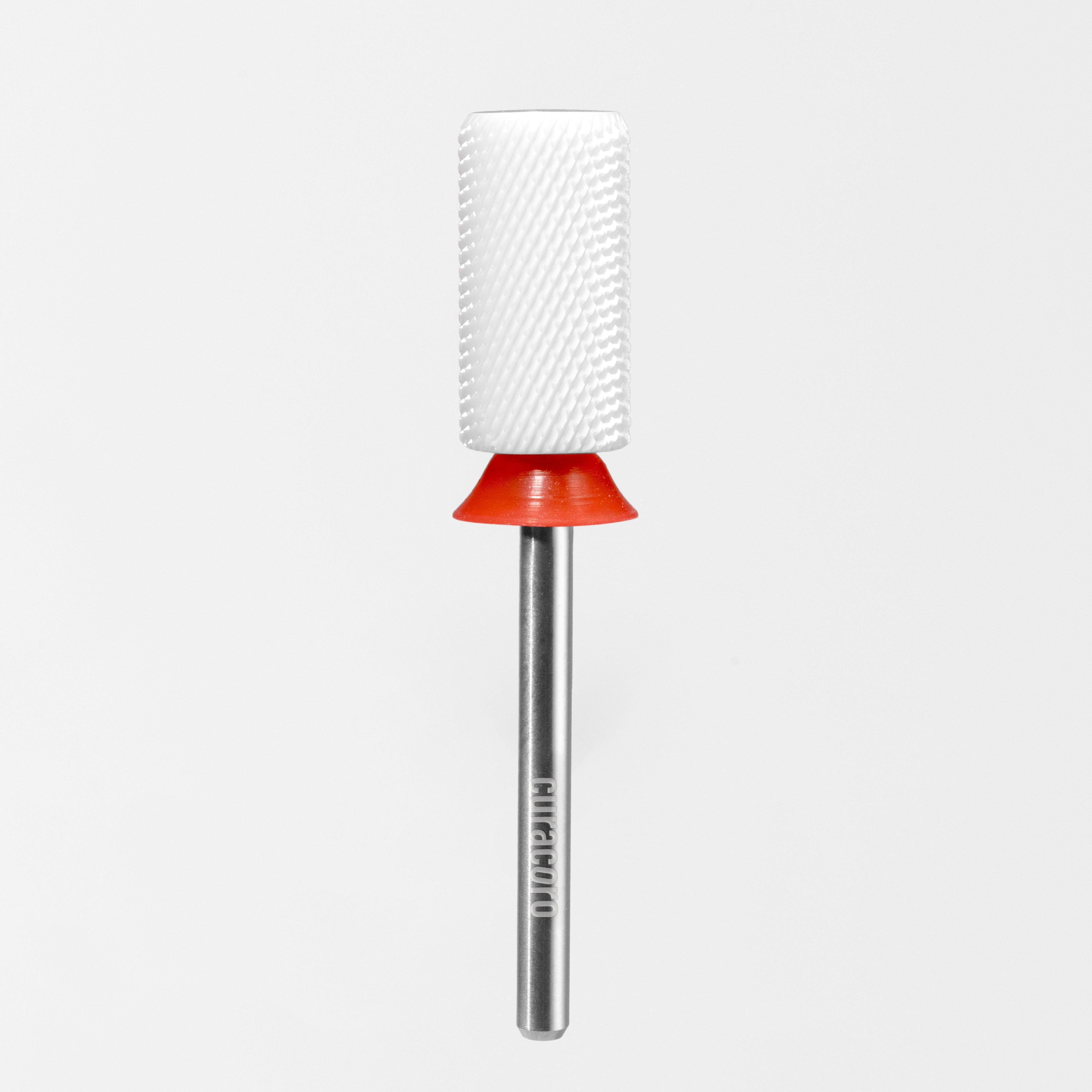 Embout de ponceuse en céramique – Grand cylindre – Chanfreiné – Grain fin 3/32"