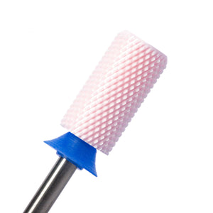 Embout de ponceuse en céramique – Grand cylindre – Chanfreiné – Grain moyen 3/32"