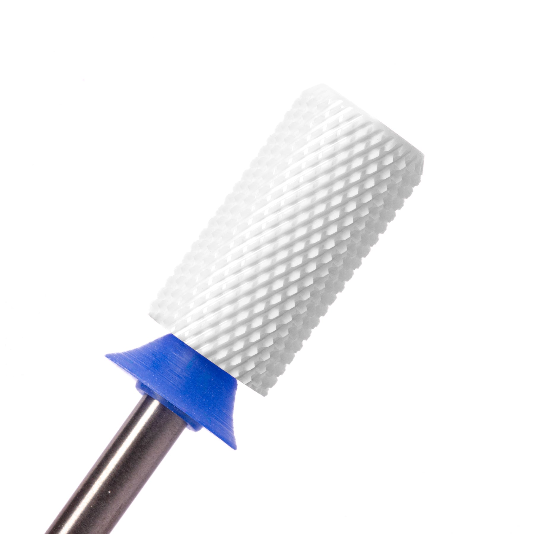 Embout de ponceuse en céramique – Grand cylindre – Chanfreiné – Grain moyen 3/32"