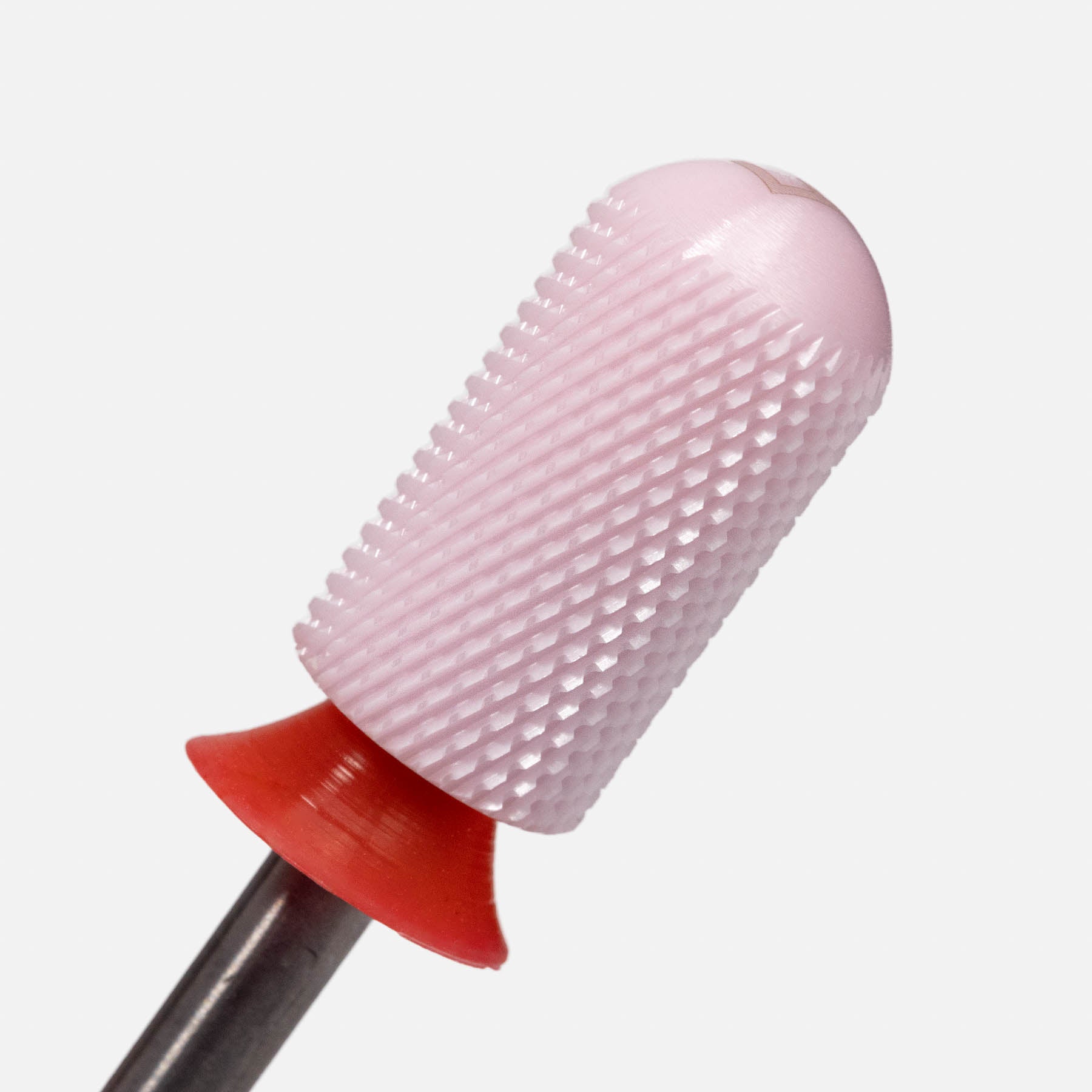 Embout de perceuse pour ongles en céramique – Grand cylindre à surface lisse – Pointe fine 3/32