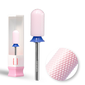 Embout de perceuse à ongles en céramique - Grands cylindres à surface lisse – Moyen 3/32"