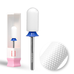 Embout de perceuse à ongles en céramique - Grands cylindres à surface lisse – Moyen 3/32"