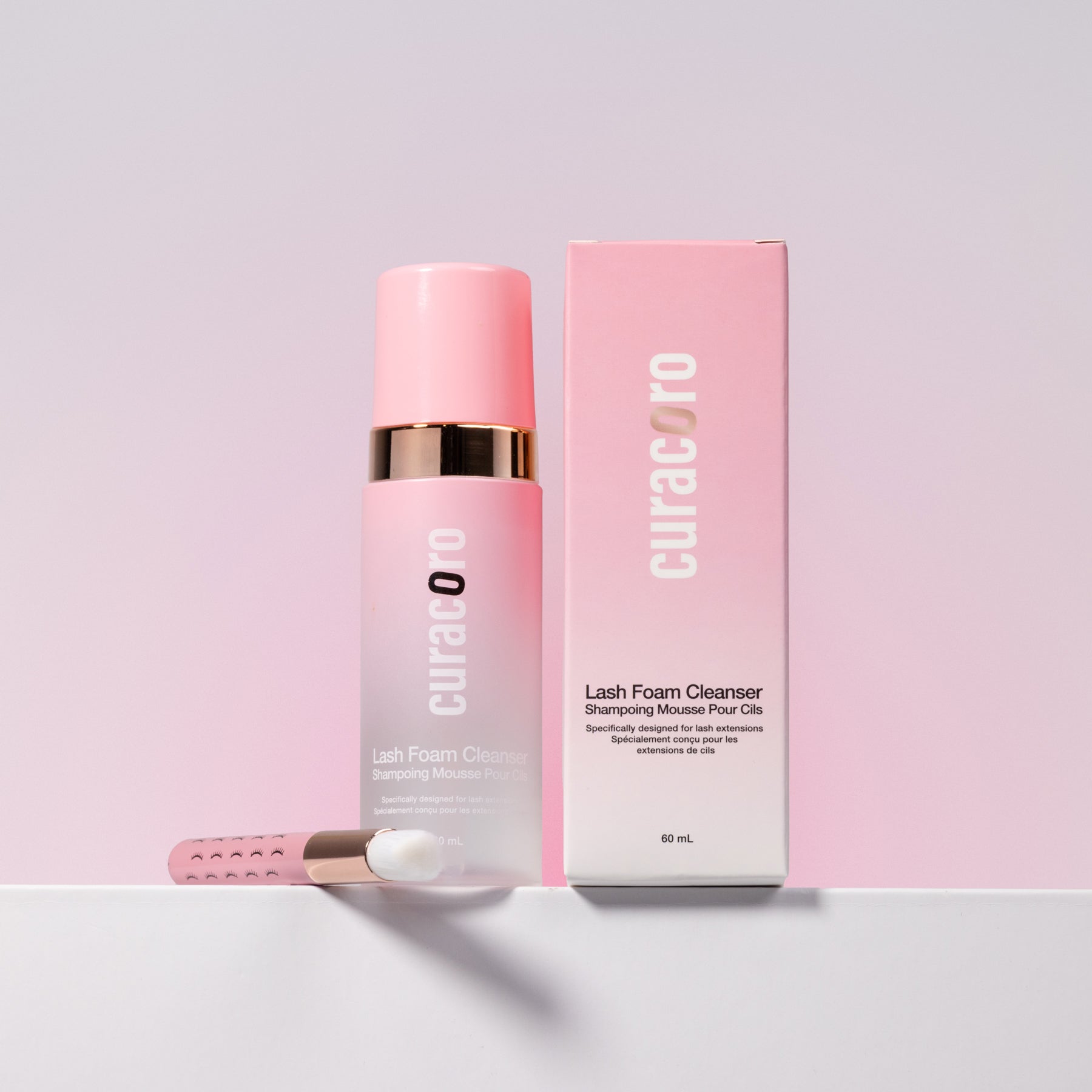 Curacoro Lash Foam Bath 60ml (Rose Scented)