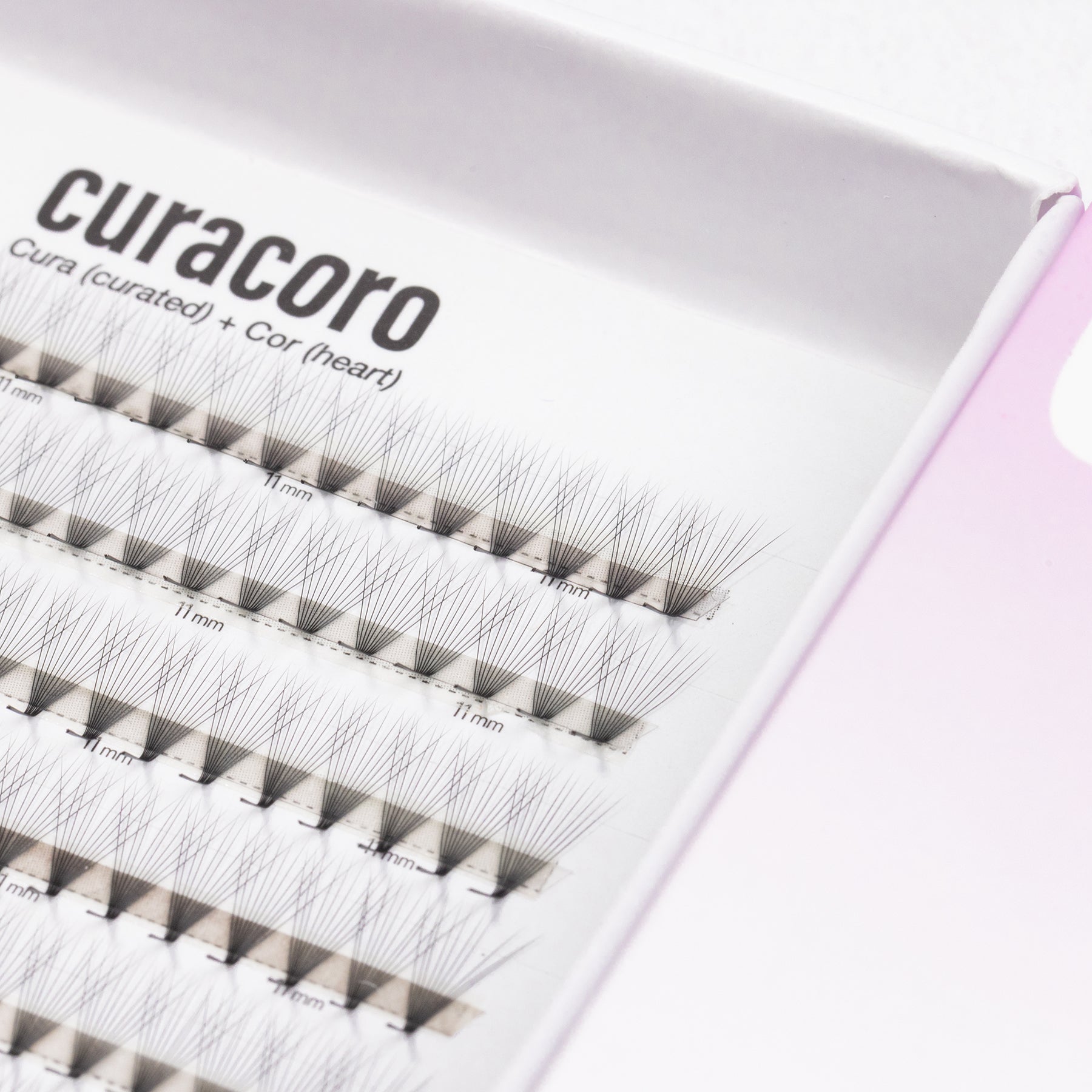 LashFolio Promade Fans 10D 0,03 – Courbure L (408 bouquets)