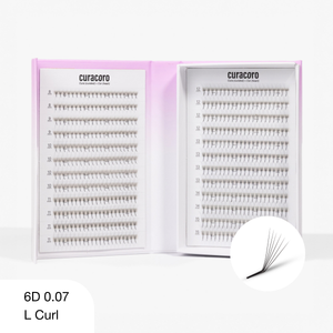 Lashfolio Narrow Promade Fans 6D 0,07 – Courbure L (504 bouquets)