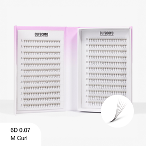 LashFolio Promade Fans 6D 0,07 – Courbure M (504 bouquets)