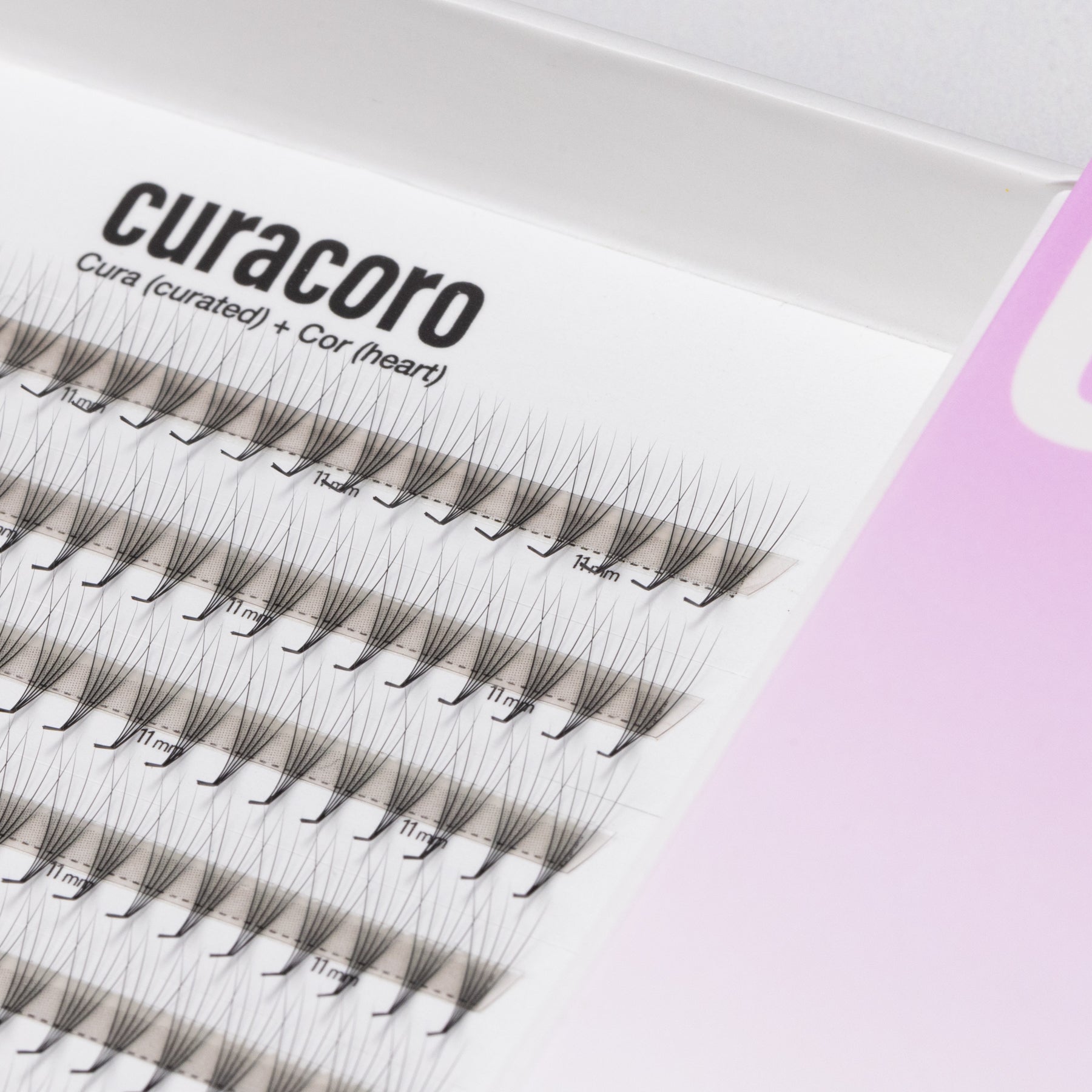 Bouquets Préfaits Étroits | LashFolio 5D 0.07 (LB & LC curl) (504 éventails de cils)