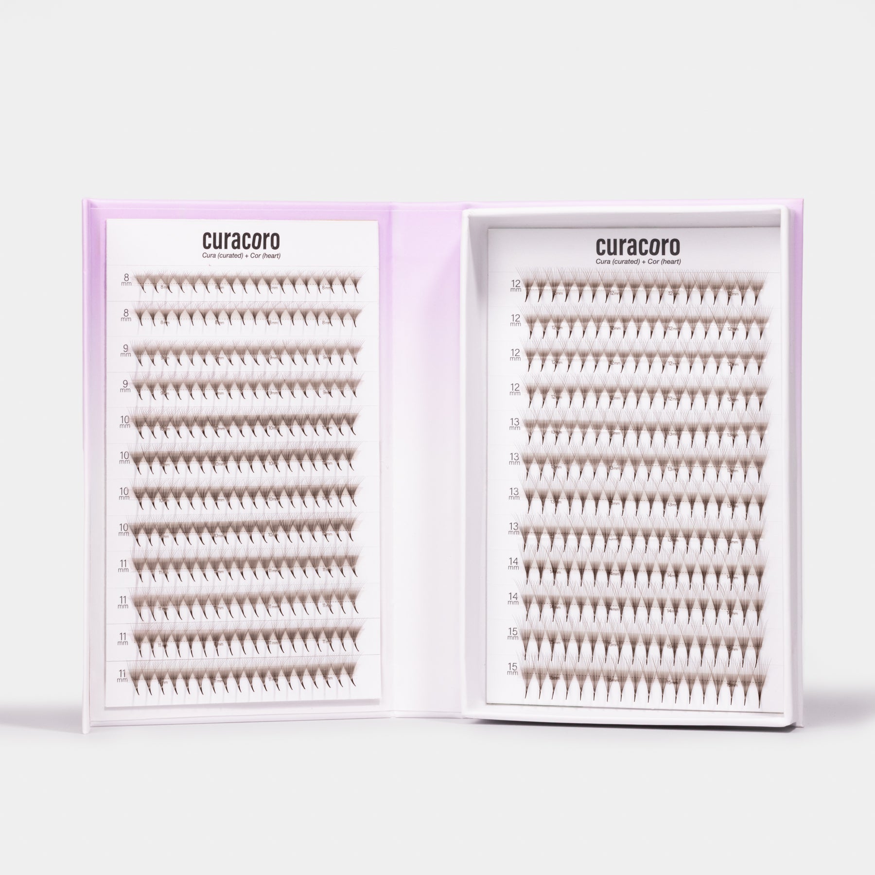 Bouquets Préfaits Étroits | LashFolio Brun