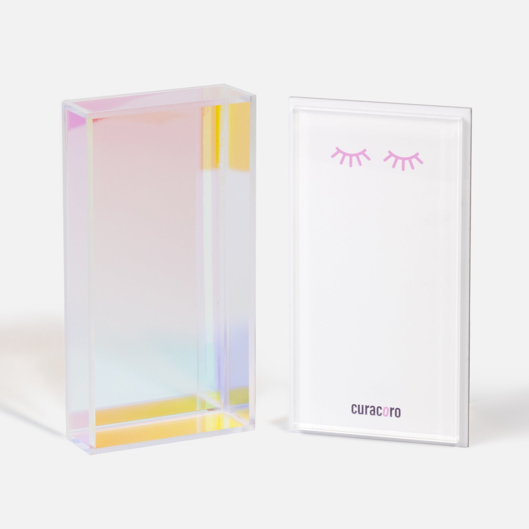 Palette holographique pour cils avec couvercle