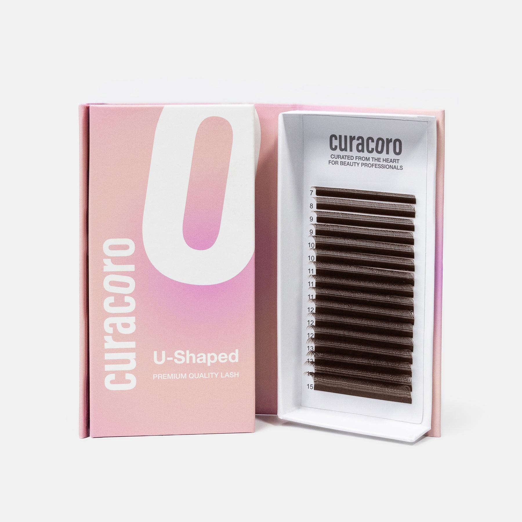 Cils Narrow YY (forme en U 2D) – Brun