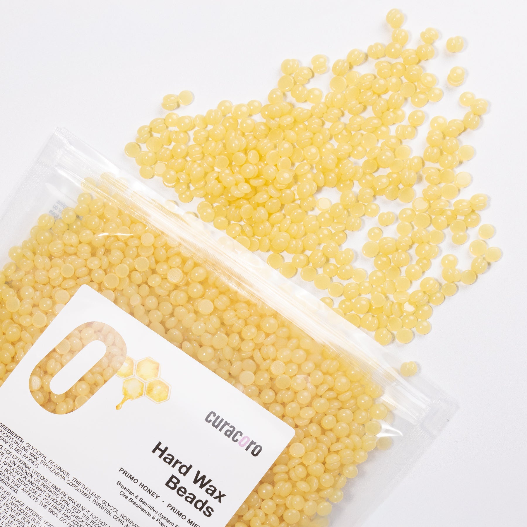 Perles de cire dure italienne Curacoro – Miel (500 g)