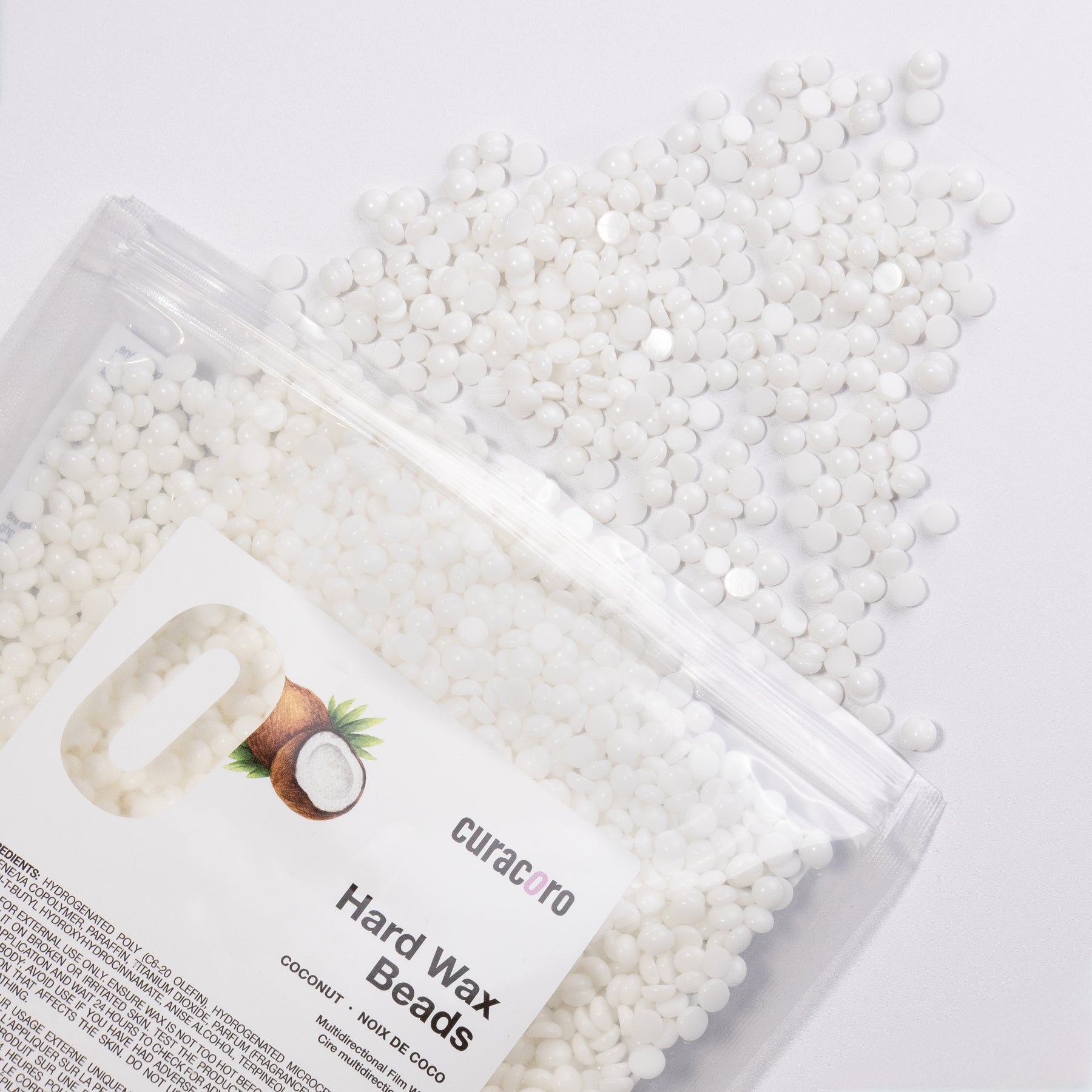 Curacoro Perfect Touch - Cire pelable multidirectionnelle – Noix de coco