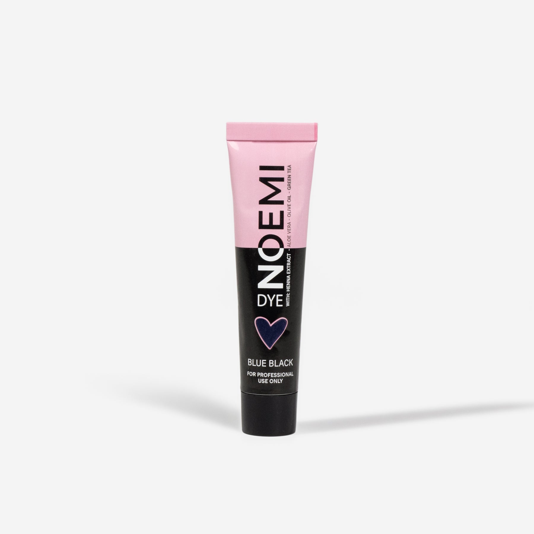 Noemi Hybrid Brow & Lash Dye - Blue Black Bottle Over White Background