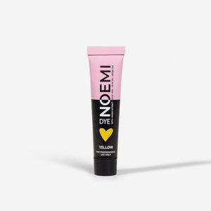 Noemi Hybrid Brow & Lash Dye - Yellow (Corrector) Bottle Over White Background