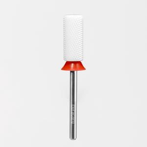 Embout de perceuse pour ongles en céramique – Petit cylindre chanfreiné – Grain fin 3/32"