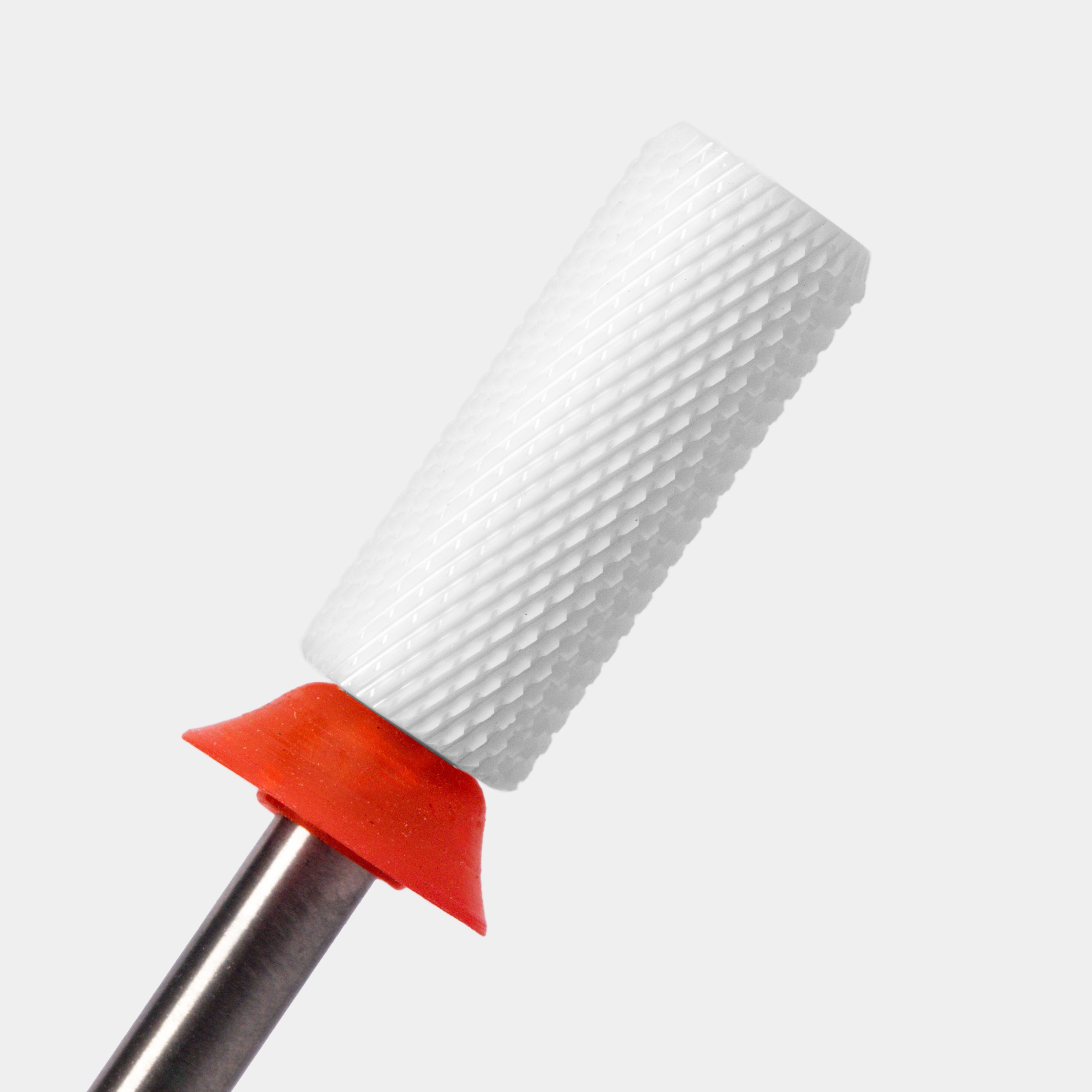 Embout de perceuse pour ongles en céramique – Petit cylindre chanfreiné – Grain fin 3/32"