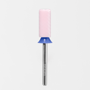 Embout de perceuse pour ongles en céramique – Petit cylindre chanfreiné – Grain moyen 3/32"