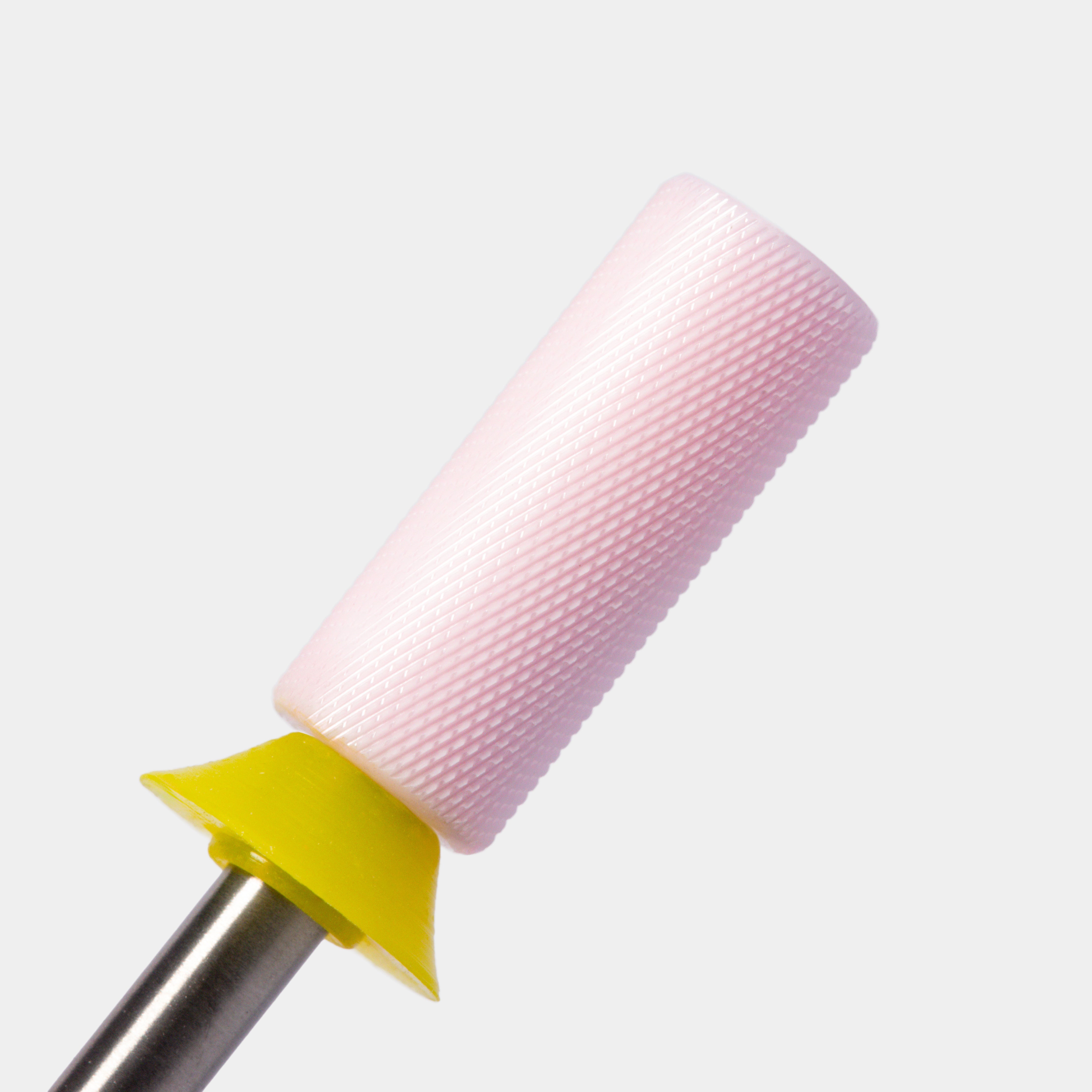 Embout de perceuse pour ongles en céramique – Petit cylindre chanfreiné – Grain extra-fin 3/32"