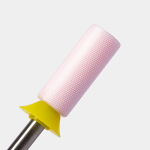 Embout de perceuse pour ongles en céramique – Petit cylindre chanfreiné – Grain extra-fin 3/32"