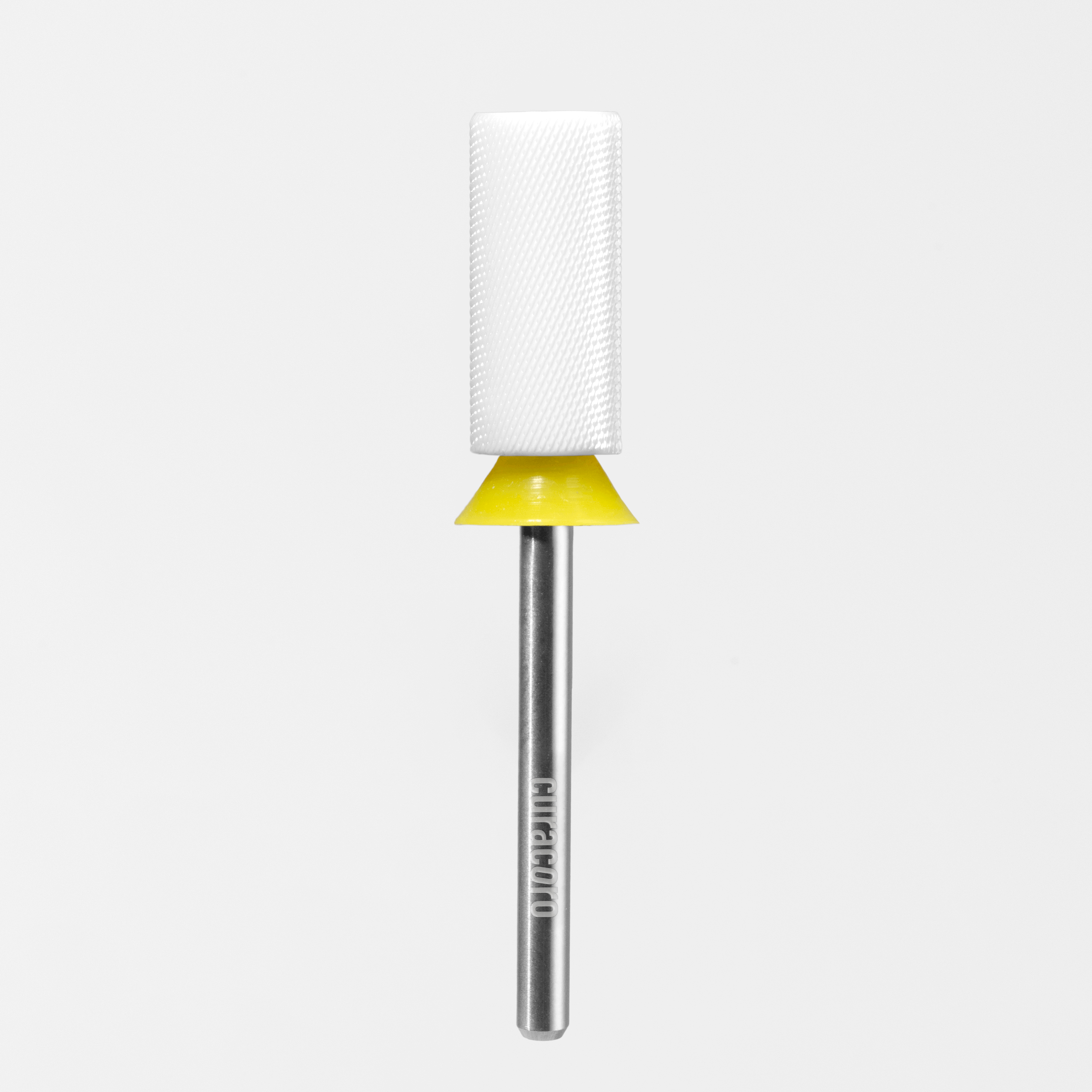 Embout de perceuse pour ongles en céramique – Petit cylindre chanfreiné – Grain extra-fin 3/32"