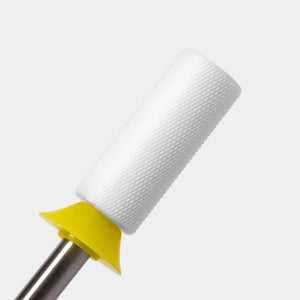 Embout de perceuse pour ongles en céramique – Petit cylindre chanfreiné – Grain extra-fin 3/32"