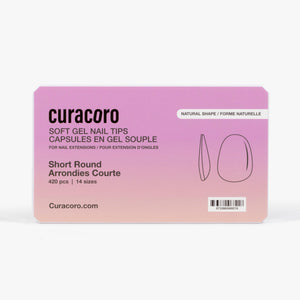 Soft Gel Nail Tips - Natural Round