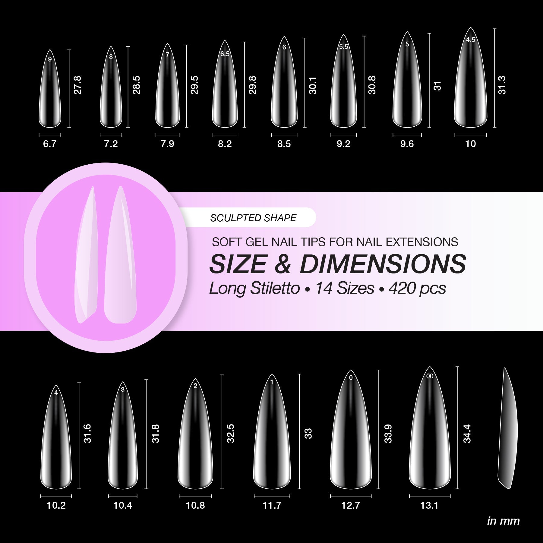 Capsules en gel souple | Stiletto & Bombé