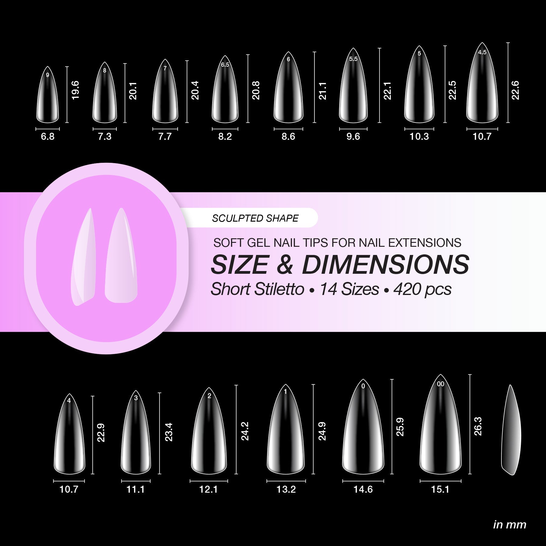 Capsules en gel souple | Stiletto & Bombé