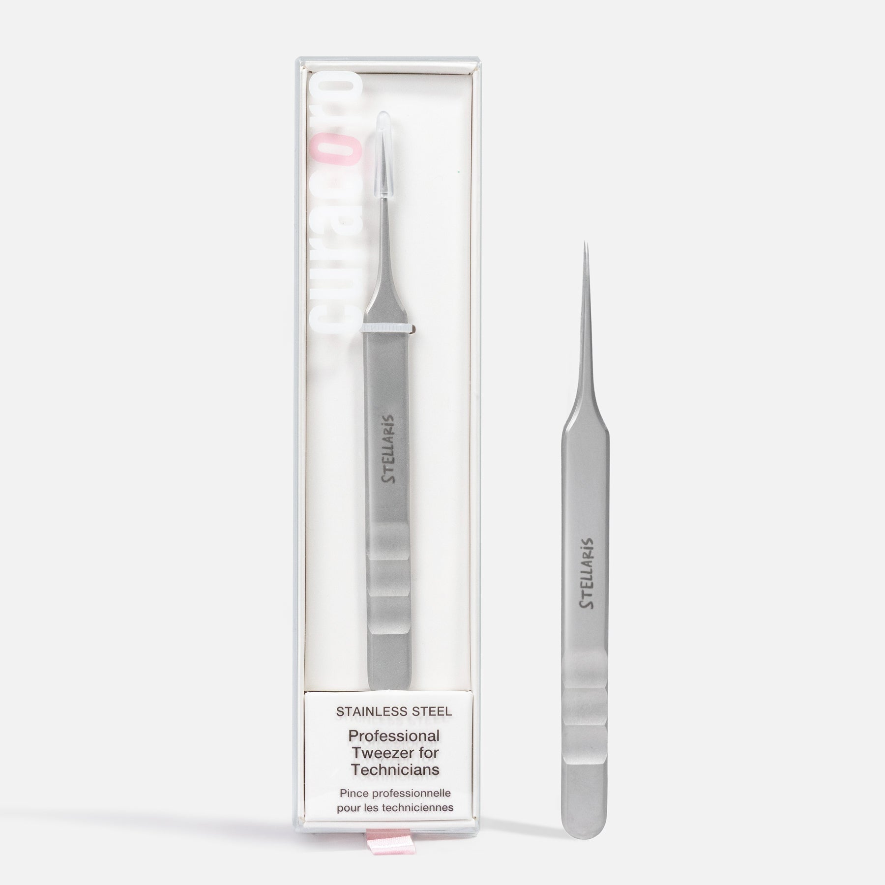 Stellaris Straight Isolation Tweezer – Fine-Tip Precision Tool | Curacoro
