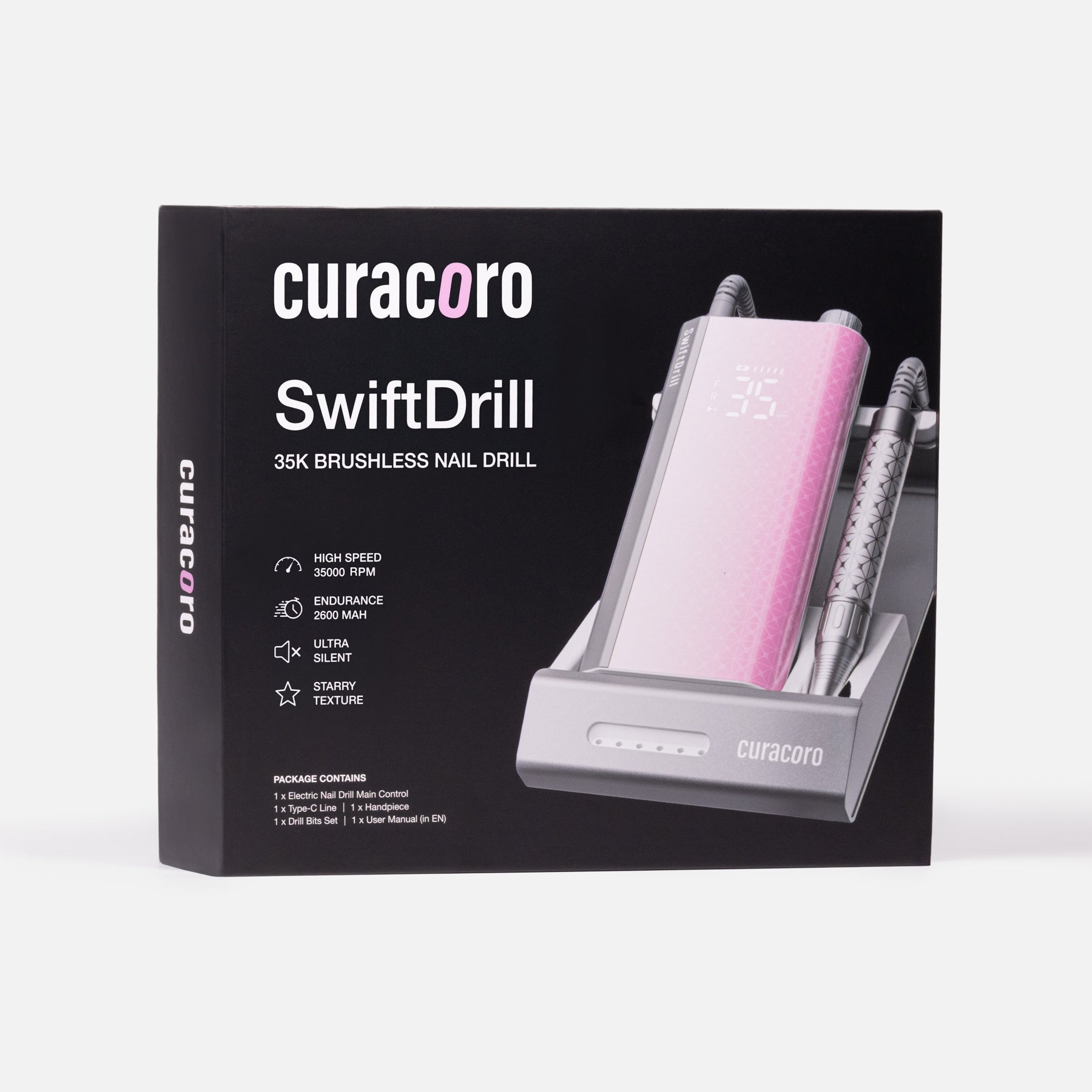 SwiftDrill – Ponceuse à ongles professionnelle sans balais 35K