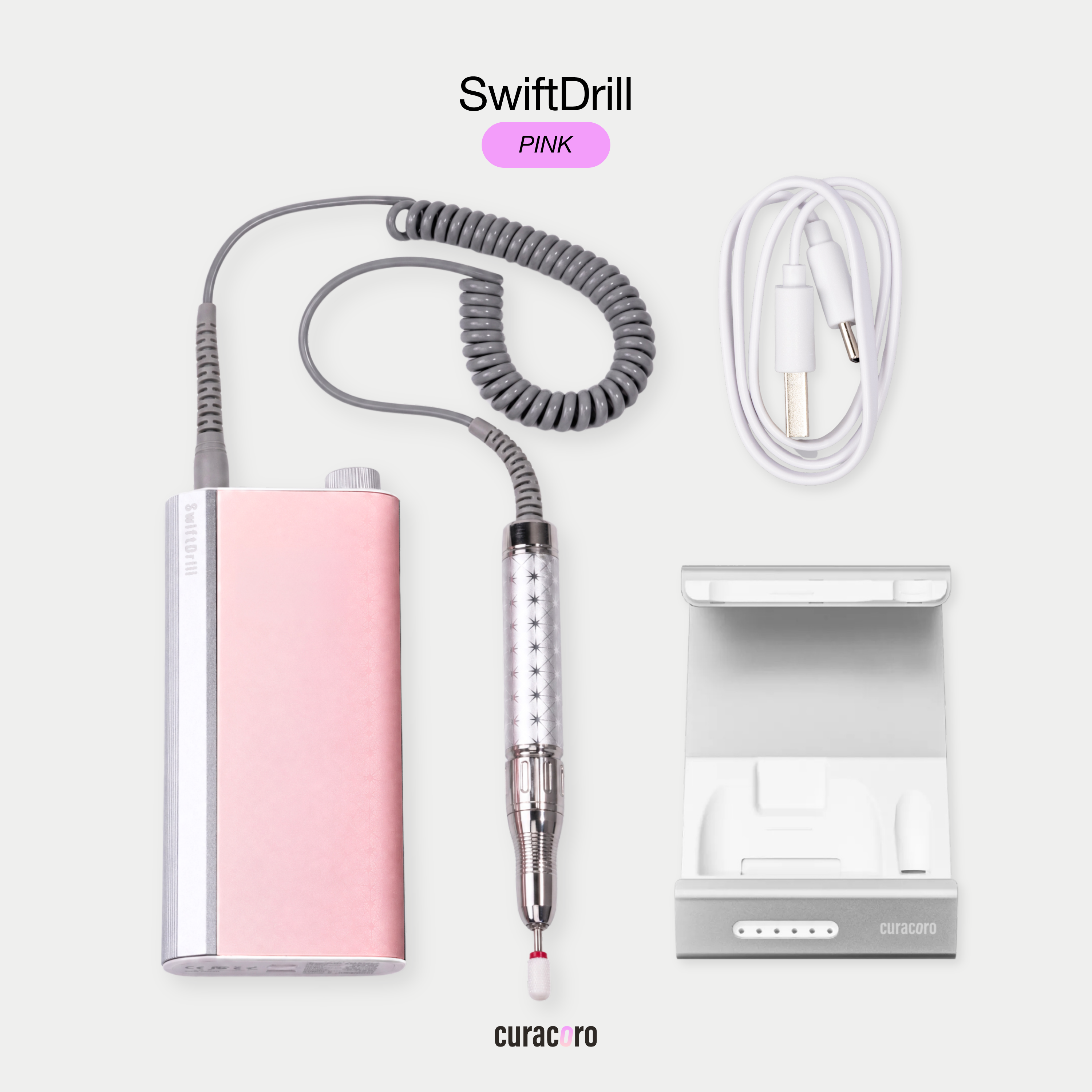 SwiftDrill – Ponceuse à ongles professionnelle sans balais 35K