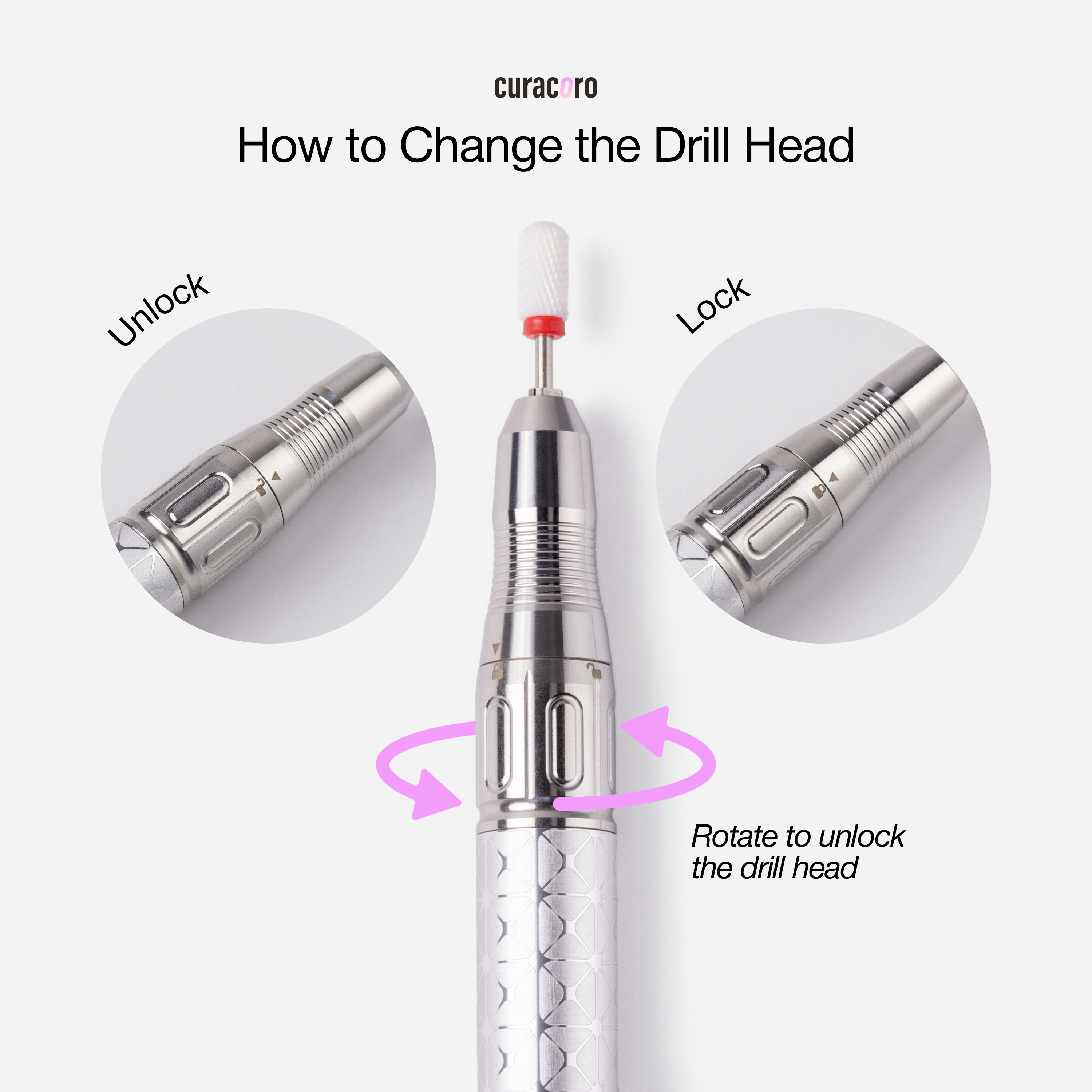 SwiftDrill – Ponceuse à ongles professionnelle sans balais 35K