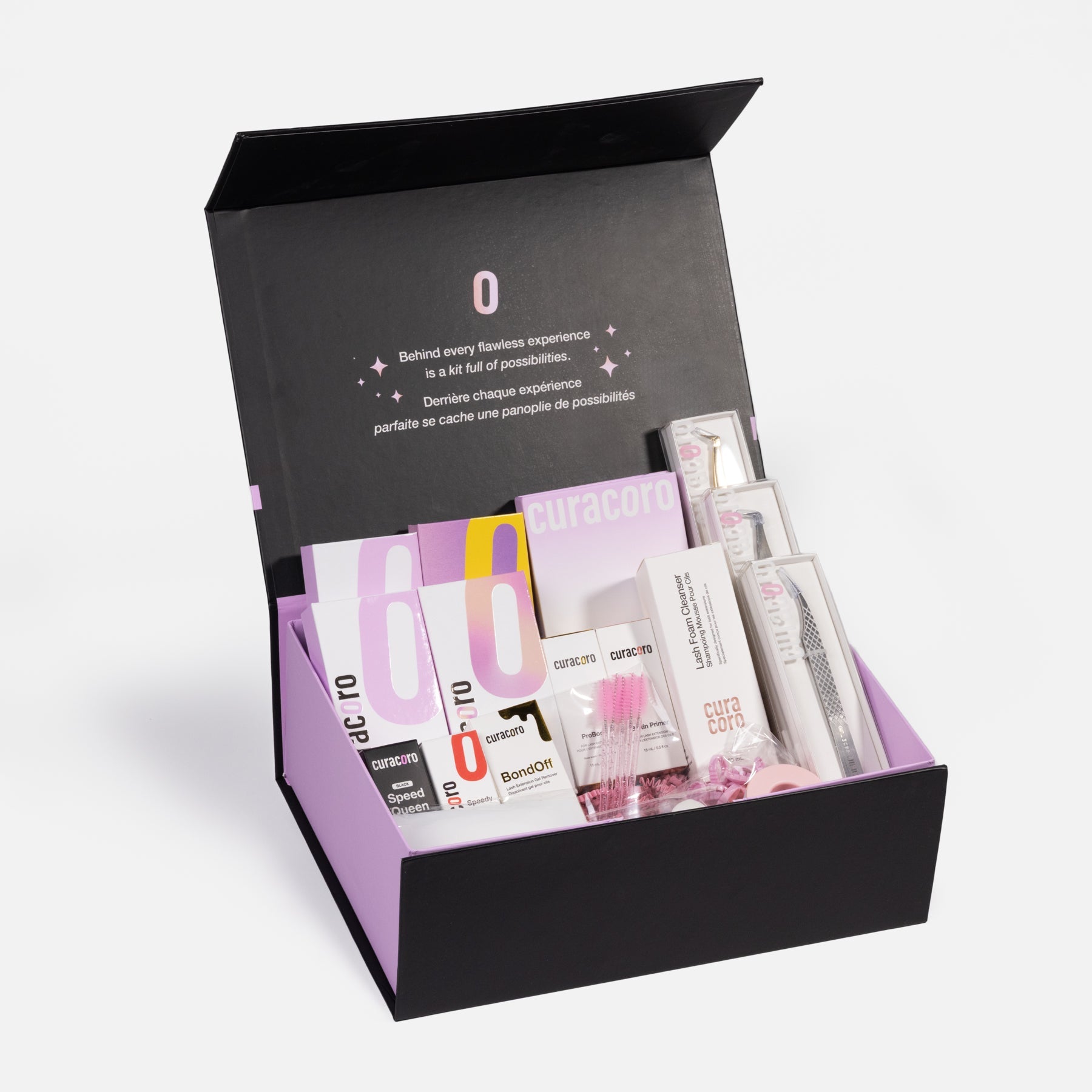 Kit de formation en extensions de cils volume et hybride – TRINITY KIT (version améliorée 2026)