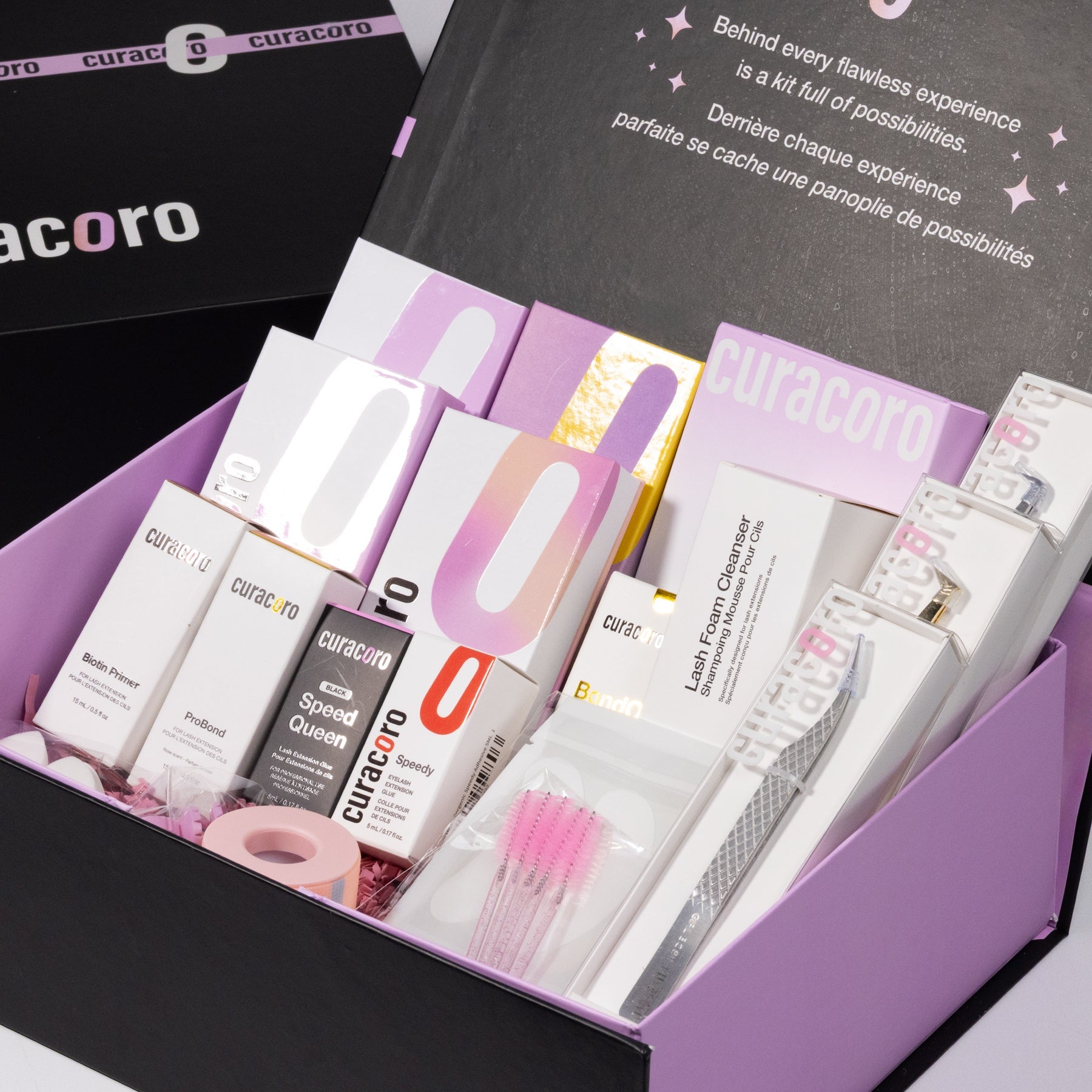 Kit de formation en extensions de cils volume et hybride – TRINITY KIT (version améliorée 2026)