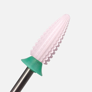 Fraise en céramique pour ongles – Fraise Typhoon – Double Sens – Grain Gros, 3/32"