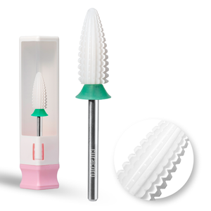 Fraise en céramique pour ongles – Fraise Typhoon – Double Sens – Grain Gros, 3/32"