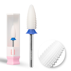 Fraise en céramique pour ongles – Fraise Typhoon – Double Sens – Grain Moyen, 3/32"
