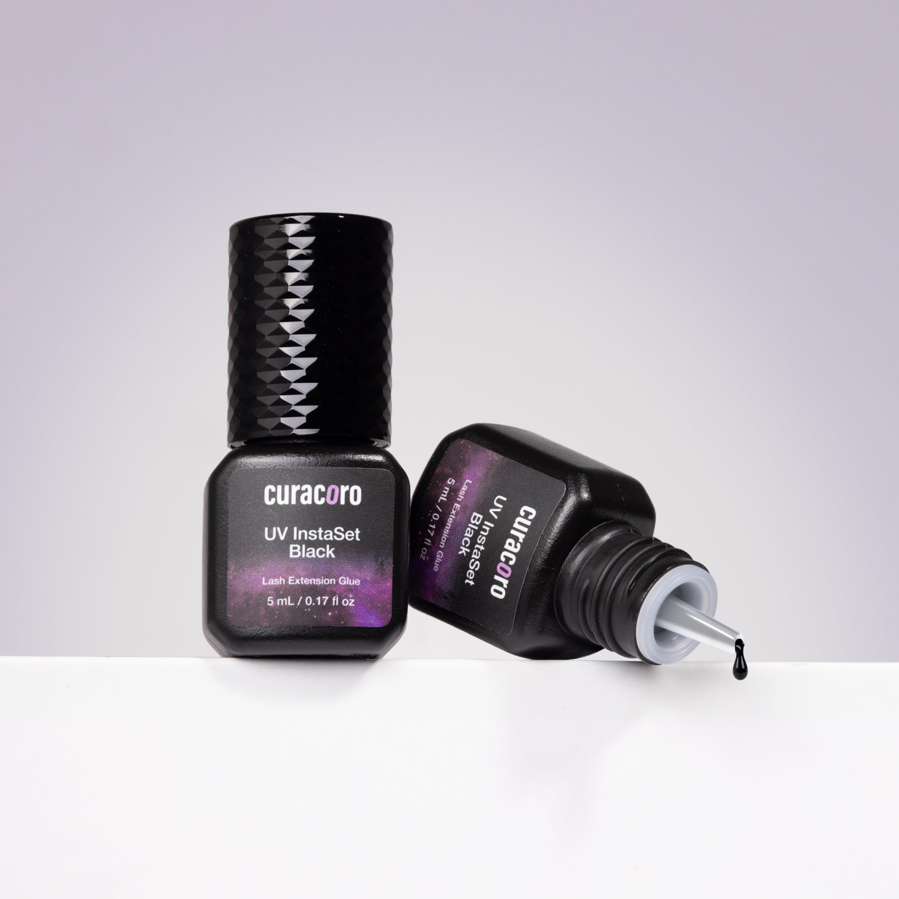 UV Instaset Black – Colle UV noire pour extensions de cils