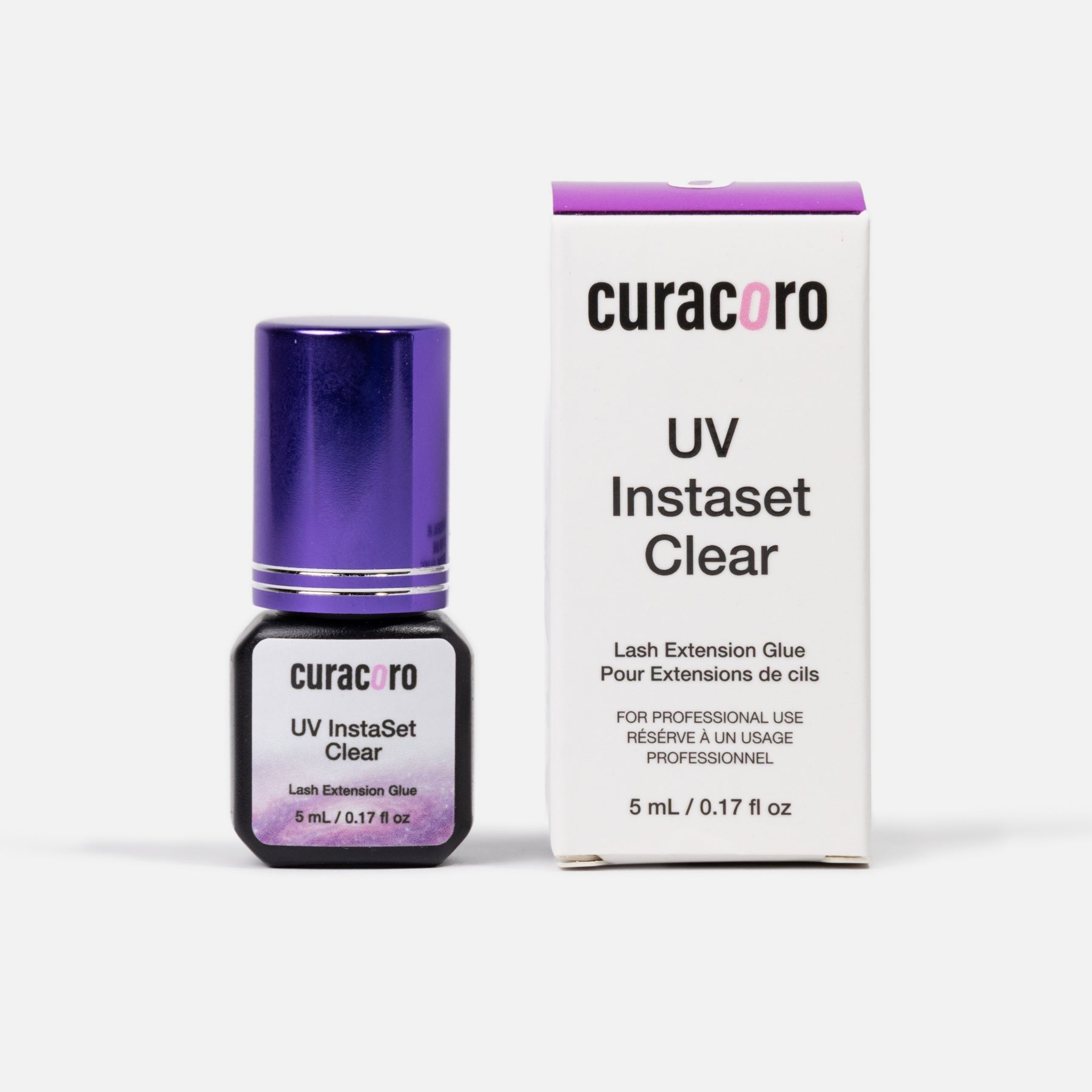 UV Instaset Clear – Colle transparente pour extensions de cils 5 ml
