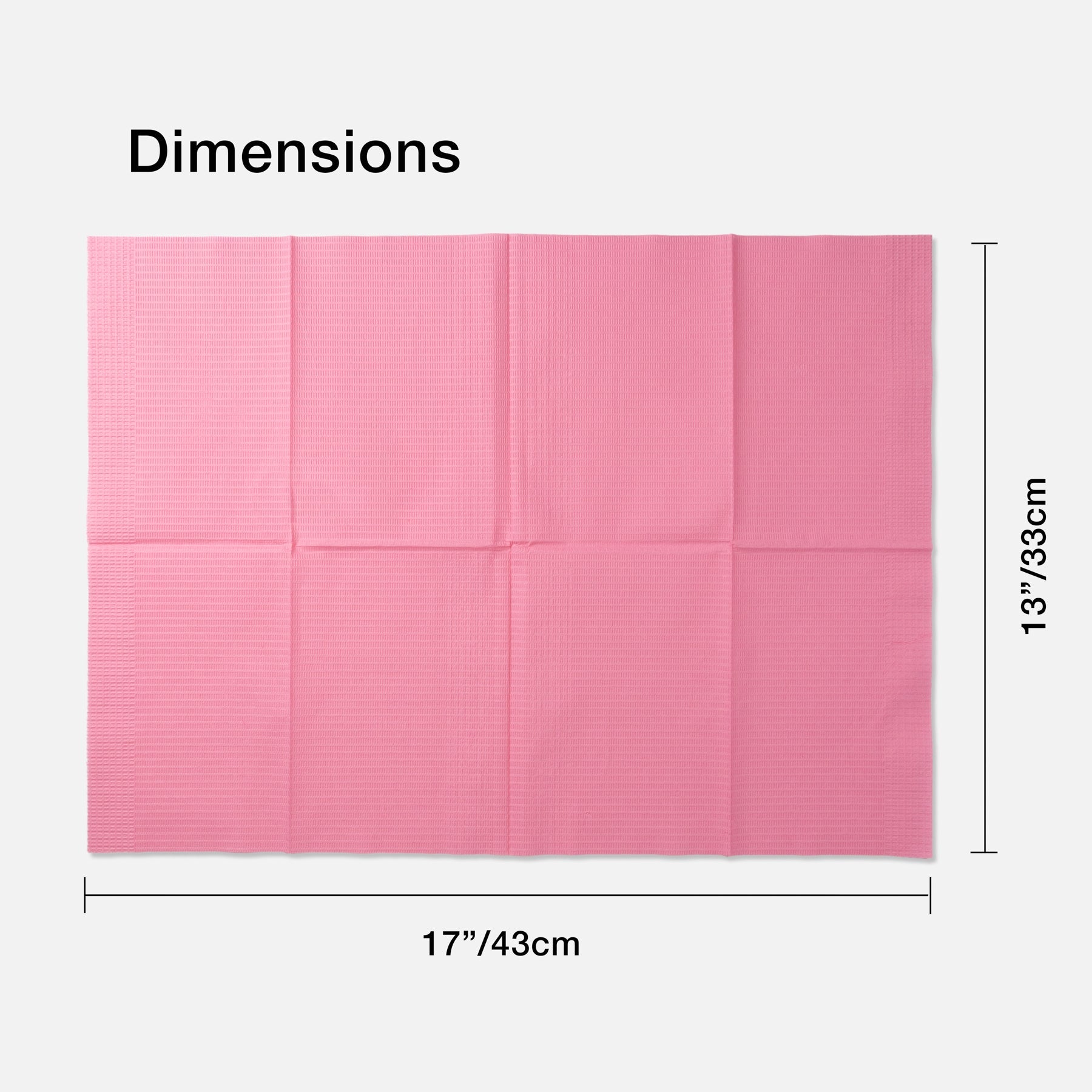 Alèses pour espace de travail - 33x45cm, 3 plis, imperméable - 125 pièces