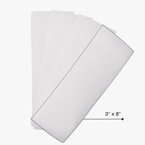 Bandes de cire non tissées (7,6 × 20,3 cm) – 100 pièces